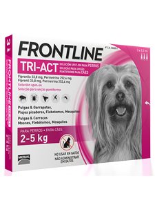 FRONTLINE TRI-ACT 2 - 5 Kg. 3 pipetas